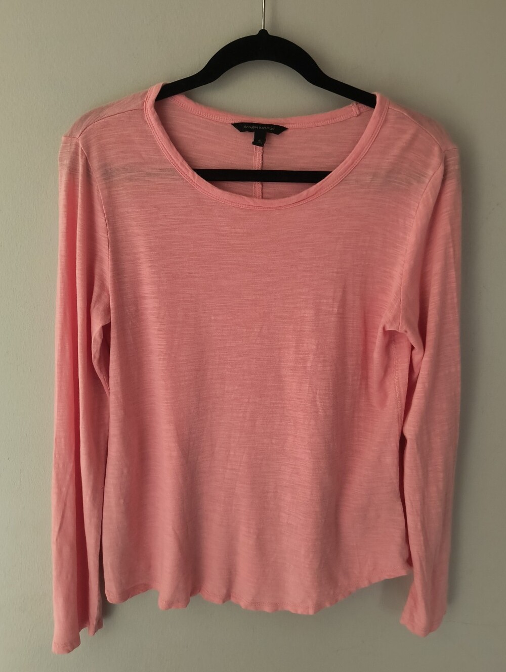 Banana Republic Coral Pink Long sleeve Shirt Size Small
